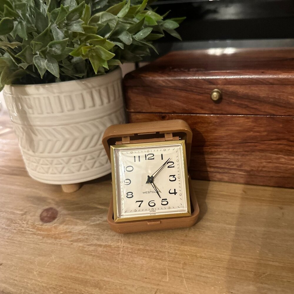 Vintage Westclox Travel Alarm Clock